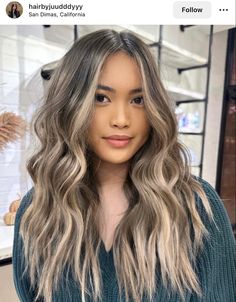 Asian Blonde Balayage, Baylage Blonde, Easy Straight Hairstyles, Medium Brunette, Medium Brunette Hair, Medium Length Blonde Hair, Hair Winter, Balayage Ideas, Hair Color Asian