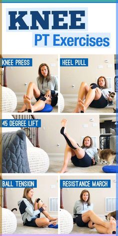 the instructions for how to do knee exercises