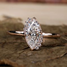 lab diamond ring - diamondrensu Marquise With Halo, Engagement Rings 2ct, Unique Vintage Wedding Rings, Dream Engagement Rings Unique, Vintage Wedding Rings Antique, Unique Wedding Ring Sets, Engagement Rings Timeless, Antique Halo Engagement Rings