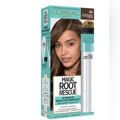 Add This L'oral Paris Magic Root Rescue To Any Styling Accessories Both Boxes Are New! L'oreal Paris Magic Root Rescue Permanent Hair Color, 4g Dark Golden Brown, Rescue Your Roots In Between Colorings. This 10-Minute Permanent Hair Color Root Touch-Up Is A Low Ammonia Color Gel With Built-In Conditioning And An Aromatic Scent. Magic Root Rescue Is Recommended To Cover Gray Hair For Root Regrowth Of Fewer Than Three Weeks. Its Quick Precision Applicator Makes Touching Up Roots Fast And Easy And Temporary Hair Color Spray, Medium Golden Brown, Root Cover Up, Hair Color Spray, Grey Hair Coverage, Root Color, Covering Gray Hair, Temporary Hair Color, Color Spray