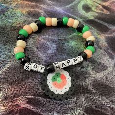 Individual Kandi beacelets with a single small perler bead charm and short phrase. Enjoy lovelies (: Bracelets Pony Beads, Kandi Rave, Festival Bracelets, Kandi Ideas, Bracelets Ideas, Beads Designs, Kandi Bracelets, Perler Beads Designs, Rave Festival