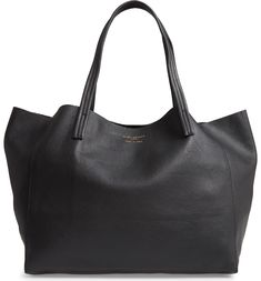 Kurt Geiger London Violet Leather Tote | Nordstromrack London Bag, London Bags, Black Leather Tote Bag, Large Leather Tote, Black Leather Tote, Tote Bag Leather, Black Tote, Kurt Geiger, Gucci Belt