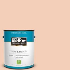 behr premium plus paint and primer in one, green - glosse finish