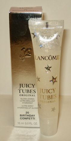 Lancome Juicy Tubes, Juicy Tubes, 20 Birthday, Birthday Confetti, Under Your Spell, Hydrating Lip Gloss, Fancy Makeup, Pretty Skin Care, Makeup Items