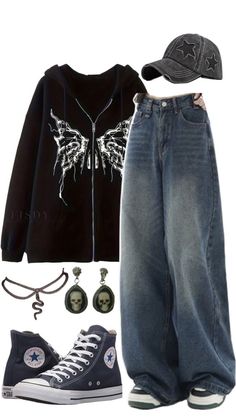 Tomboy Outfit Ideas, Baggy Outfit Ideas, Grunge Outfit, Swaggy Outfits, Fashion Mistakes