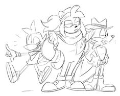 sonic the hedgehog and his friends from sonic the hedgehog coloring pages for kids