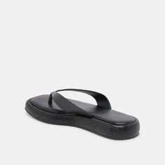 We love the simplicity of ADIN. This easy-to-wear sandal features a flip-flop strap and slightly platformed sole. Choose from classic colorways or make a statement in metallic. Leather Upper Rubber Outsole Synthetic Lining + Sock 0.2" Platform Height Imported Black Slip On Sandals, Black Platform Sandals, Platform Flip Flops, Leather Flip Flops, Black Platform, Black Slip Ons, Sandals Black, Metallic Leather, Black Faux Leather