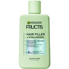 PRICES MAY VARY. Moisturizing Shampoo for Curly & Wavy Hair: Our Hair Filler + Hyaluronic Sulfate Free Shampoo, formulated with Hyaluronic Acid + Citric Acid + Repair Care Complex, fills curly, wavy hair with moisture Moisture Repair System: Locks in up to 15X more moisture with up to 100 HR frizz control with use of Pre-Shampoo Treatment and Moisture Repair Shampoo, Conditioner, and Serum vs. non-conditioning shampoo 4-Step Hair Filler Routine: Apply Bonding Inner Fiber Repair Pre-Shampoo Treat Moisturizing Conditioner, Sulfate Free Shampoo, Moisturizing Shampoo, Hair Cream