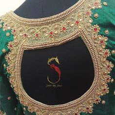 77 + Patch Work Blouse Designs | Cute Girl Pot Neck, Maggam Work Designs, Emb Designs, Hand Work Blouse