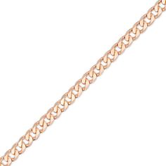 Fashioned in 14K rose gold, this solid 2.7mm-wide curb chain bracelet measures 7.25 inches in length and secures with a lobster claw clasp. Curb Chain Bracelet, Bracelet Clasps, Curb Chain, Bracelet Designs, Lobster Claw, Fashion Bracelets, Chain Bracelet, Types Of Metal, Gold Metal