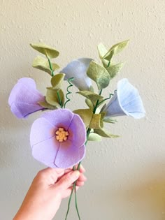 My flowers are a versatile alternative to the real thing. All stems are bendable to allow for many different sized vessels to be used. These Morning glories are sold per stock (stem). They include two-3 blooms, leaves, and a wooden stake. Pros:  ✿ Everlasting and no wilting (or dropped petals or pollen dust) ✿ Allergy free ( no pollen!) ✿ Pet safe (azo free dyes) ✿ Maintenance Free ( no watering or sunlight required) ✿ Can be displayed in any room regardless of light or temperature conditions ✿ Wooden Stake, Dust Allergy, Felt Flowers Diy, Morning Glories, Foam Flowers, Felt Flower, Allergy Free, Pet Safe, Morning Glory