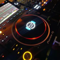 a dj controller with an app on top of it