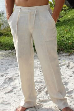 Comfortable Casual Outfits, Wedding Pants, Beach Wedding Attire, Mens Wedding Attire