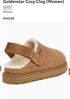 🌸💫Click the pin or link to buy🪩🎀 Ugg Clogs, Cute Uggs, Golden Coast, Suede Clogs, Streetwear Shoes, Rollerball Perfume, Sneaker Slippers, Fashion Closet, Platform Slippers