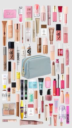 #makeup #preepy #slay Makeup Stuff Aesthetic, Skincare Makeup Products, Christmas Wishlist Ideas Makeup, Makeup In Order How To Apply, Makeup To Get, That Girl Makeup Products, Things You Need To Buy, It Girl Products