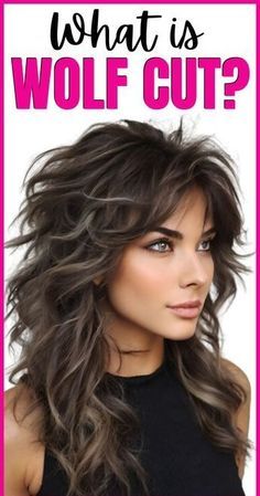 Wolf Style Haircut, Wolf Cut Hairstyles Long, Medium Wolf Cut Women, Wolf Cut Women Medium, How To Style Shaggy Hair, Wolf Haircut Woman, Shaggy Medium Hair With Bangs, Rocker Hairstyles For Women, Wavy Shag With Bangs