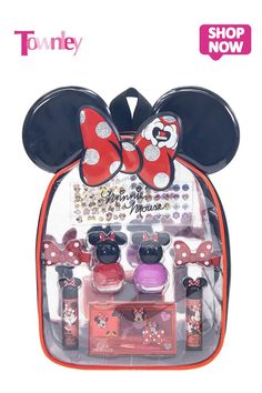 Disney Minnie Mouse Makeup Cosmetics Set Countering Makeup, Warpaint Makeup, Conturing Makeup, Future Makeup, Minnie Mouse Nails, Makeup Kit For Kids, Cotton Candy Flavoring, Makeup Steps, Minnie Mouse Backpack