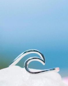 Wave Ring ~Sterling Silver 925~ MR005 – Maresia Jewelry Boho Jewelry Diy Bohemian, Jewelry Wishlist, Casual Rings, Wave Ring, Jewelry Website, Hippie Jewelry, Sea Glass Jewelry, 925 Jewelry, Ocean Beach