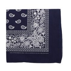 PRICES MAY VARY. Classic Paisley Bandana Size:22"*22"/55cm*55cm Hand wash with mild soap. Hang to dry to keep its shape. Great as a sweatband, mask to keep dust out of your face, tie it on your head, neck or wrist! Men, women and kids will love this classic cotton paisley bandana This is 100% cotton paisley bandanas. These Bandanas can be used as hair coverings, headbands, and neckties. Each measures 22 inches by 22 inches. Casual Paisley Print Bandana, Casual Paisley Print Patterned Bandana, Summer Blue Bandana, Blue Cotton Bandana Scarf, Adjustable Blue Cotton Bandana, Mild Soap, Neck Tie, Paisley, Fashion Branding