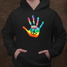 Buy Peace Sign Love Handprint 60s 70s Tie Dye Hippie Costume Shirt at Fantasywears. Hight quality products with perfect design is available in a spectrum of colors and sizes, and many different types of shirts! Unisex T-Shirt – 100% Cotton (fiber content may vary for different colors) – Medium fabric (5.3 oz/yd² (180 g/m²)) – Classic fit – Tear away the label – Runs true to size Women T-Shirt – 100% combed ringspun cotton (fiber content may vary for different colors) – Light fabric (4.3 oz/yd² (146 g/m²)) – Slim fit with a longer body length – Tear away the [...] 70s Tie Dye, Tie Dye Hippie, Hippie Costume, Costume Shirts, Hand Print, Hight Quality, Women T Shirt, Peace Sign, Types Of Shirts