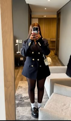 Blazer Dress With Loafers, Elegant Outfit Black Women, Birthday Outfits Black Women Winter, Winter Birthday Outfit Ideas Black Women, Cute Professional Outfits, Old Money Outfits, How To Look Expensive, Chic Dress Classy, Outfits For Fall