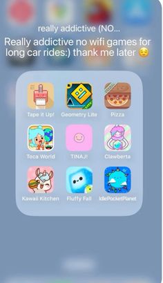 an iphone screen with the text'really active no, really attractive no wifi games for long car rides think me later