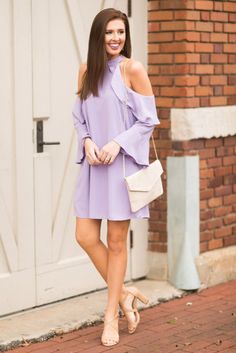 "Love you Dearly Dress, Lavender" Fall Fashion Dresses, Dress Lavender, Fall Dress Outfit, Fall Dresses