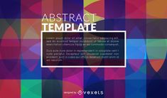 an abstract background with geometric shapes and the text'abstract templates'in white