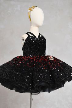 Swiftie inspired reputation gown for special events and photography sessions. Red And Black Dress Kids, Party Pageant Dress With Sequins On Glitter Tulle, Pageant Dress With Sequins In Glitter Tulle For Party, Party Pageant Dress With Sequins And Glitter Tulle, Embellished Glitter Tulle Pageant Dress For Party, Sequin Pageant Dress For Party Season, Black Contrast Sequin Dress For Costume Party, Embellished Black Sequin Dress For Costume Party, Gowns For Kids