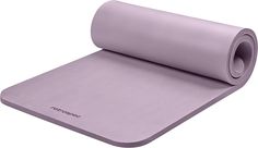 the yoga mat is rolled up and ready to be used for exercise or pivoting