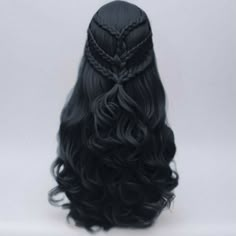 Formal Hairstyles For Black Hair, Metkayina Hair, Gothic Hairstyles Long, Elvish Hairstyles, Fantasy Hairstyles, Horror Concept, Character Hairstyles, Lucerys Velaryon