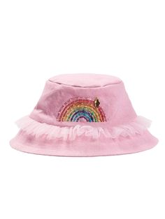 Tutu Du Monde X Flour Shop Happiness Hat | HONEYPIEKIDS World One, Rainbow Design, Sunny Days, Daily Life, Flour, Sunnies, Bucket Hat, Cotton Canvas, Color Pop