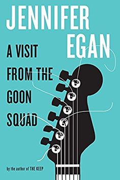 a book cover with an image of a guitar and the title, a visit from the goon squad