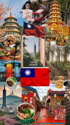 #collage #aesthetic #country #Taiwan #travel #Asia #viralpost #Taipei #TaiwaneseFood Taiwan Aesthetic, Taiwan Travel, Vacation Inspiration, Travel Asia, Taipei Taiwan, Dream Holiday, Travel Board, East Asia