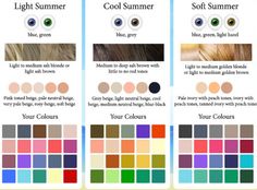 COLOUR CODE Style Seasons, Palette Hair Color, Sn Kibbe, Summer Skin Tone, Blonde Hair Pale Skin, Cool Summer Palette, Light Summer Color Palette, Seasonal Palette