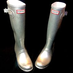 Glittery Knee High Rain Boots Waterproof High Rain Boots, Boots Waterproof, Hunter Shoes, Women Hunters, Hunter Boots, Winter Rain, Rain Boots, Knee High, Size 7