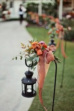 an image of a flower arrangement on the street