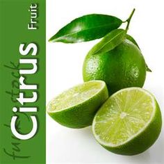 limes with leaves and one cut in half