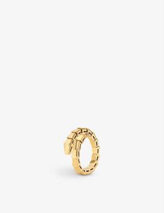 BVLGARI - Serpenti Viper 18ct yellow-gold ring | Selfridges.com Bulgari Gold Ring, Bvlgari Serpenti Ring, Protective Talisman, Bvlgari Ring, Bvlgari Jewelry, Bvlgari Serpenti, Eye Makeup Art, Women's Jewelry And Accessories, Dream Jewelry