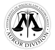 the logo for the department of magic and law enforcement, aurora division on white background