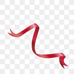 a red ribbon on a white background, with no image or text to describe it