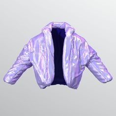 Puffer Round Jacket Digital Garment Pattern for Clo3D / Marvelous Designer / Ai ZPRJ DXF Ai *Fabric Properties included *Ask for additional options or formats © ELVA.co LLC | All Rights Reserved 2023 *For Personal Use Only Luxury Purple Outerwear For Streetwear, Futuristic Nylon Outerwear With Detachable Hood, Hologram Jacket, Techwear Outerwear With Reflective Details, Holographic Puffer Jacket, Alien Girl, Puff Jacket, Marvelous Designer, Garment Pattern