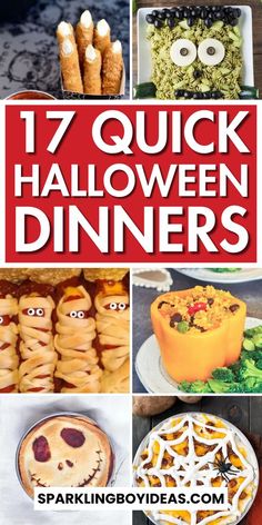 17 quick and easy halloween dinner ideas that are perfect for your family to enjoy this year