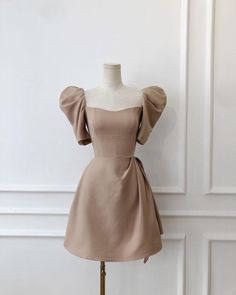 Simple Short Dresses Classy, Brown Homecoming Dresses, White Homecoming Dress, White Party Dress, Hot Prom Dress, White Homecoming Dresses, Short Party Dress, White Dress Party