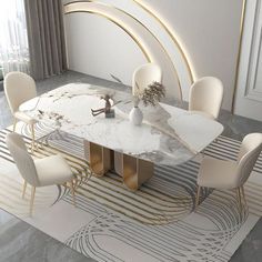 #homedecor, #interiordesign, #homedesign, #decor inspiration Glam Kitchen Ideas, Cnc Wood Design, Elegant Dinning Room, Modern Dining Decor, Dining Room Buffets, Corner Fireplace Living Room, Luxurious Dining Table, Slate Table, Luxury Dining Table