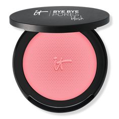 Bye Bye Pores Blush - IT Cosmetics Bye Bye Pores Blush is a poreless finish airbrush brightening blush.FeaturesTalc-free and perfect for all skin types, it's also infused with anti-aging, skin-loving ingredients including silk, hydrolyzed collagen, antioxidants and peptides#1 Prestige Face Makeup Brand in the U.S. (Source: The NPD Group/ U.S. Prestige Beauty Total Measured Market, Makeup Brand Dollar Sales, January-November 2020)Infused with optical-blurring pigments and delivers sheer, buildabl It Cosmetics Bye Bye Pores, Grape Seed Extract, Sweet Cheeks, Finishing Powder, It Cosmetics, Hydrolyzed Collagen, Blush Brush, It Cosmetics Brushes, Makeup Brands