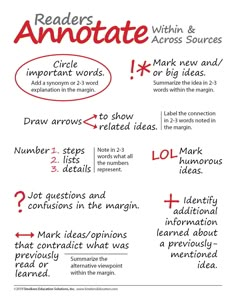 an annotate worksheet for students to learn how to read and write