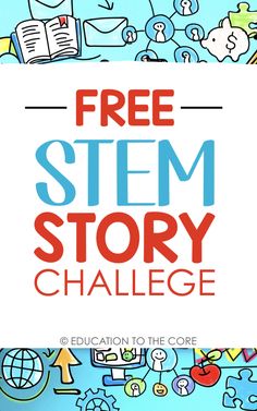 Free Stem Activities Elementary, Stream Education, Makerspace Elementary Library, Stem Notebook, Storybook Stem, Makerspace Elementary, Idea Lab, Homework Club, Engineering Challenges