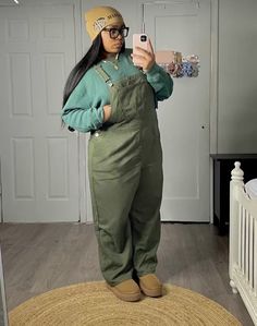 Overalls Outfit Fall, Plus Size Baddie Outfits, Overalls Outfit, Earthy Outfits, Diy Vetement, Cute Comfy Outfits, Streetwear Fashion Women, Cute Swag Outfits