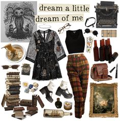 Academia Party Outfit, Witchy Outfits Fall, 90s Witch Aesthetic, Witch Outfit Aesthetic, Witch Core Outfits, Aesthetic Hogwarts, Christmas Goth, 90s Witch, Dark Academia Book